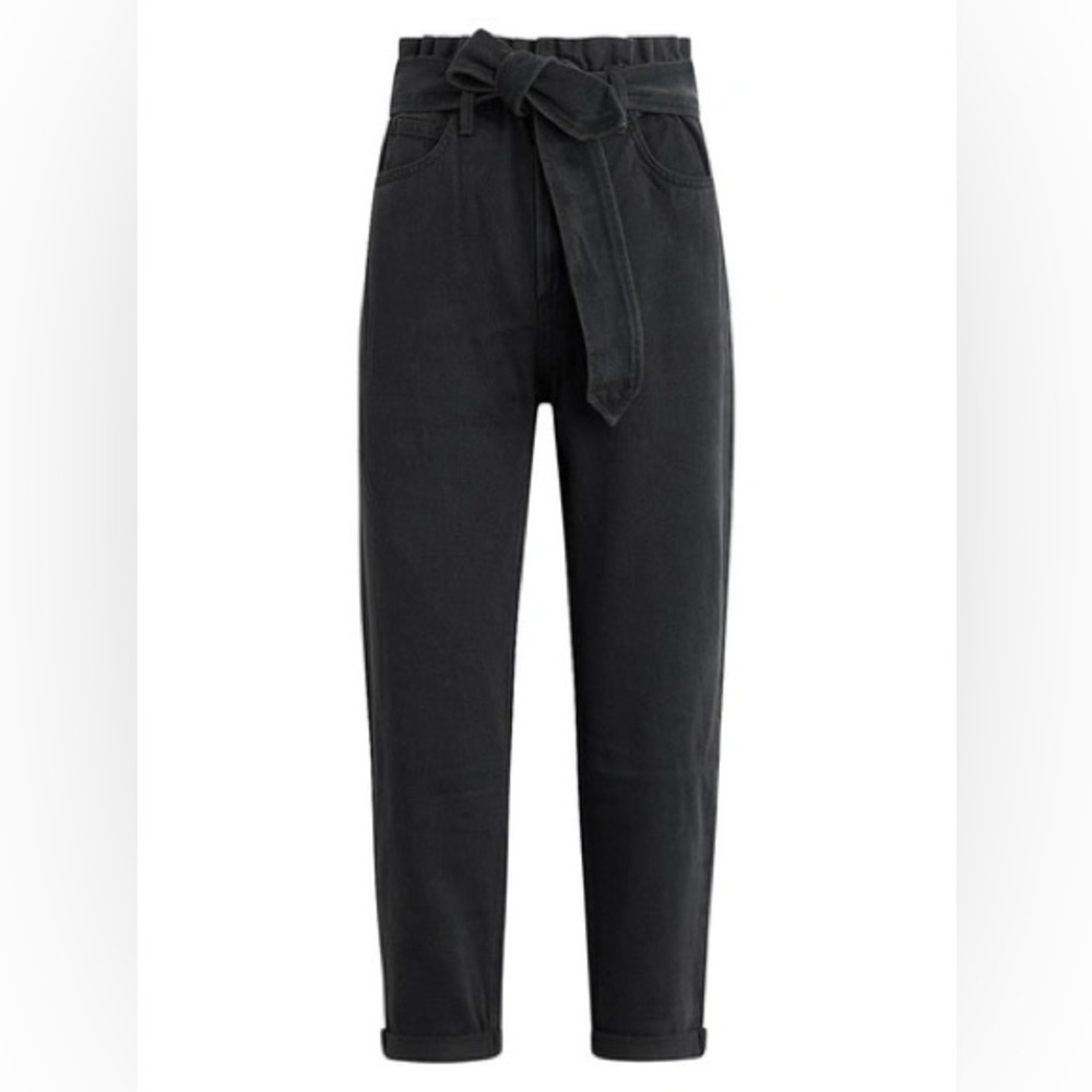 582- Joe’s Jeans NWOT Faded Black The Brinkley Paperbag High Rise Size 25